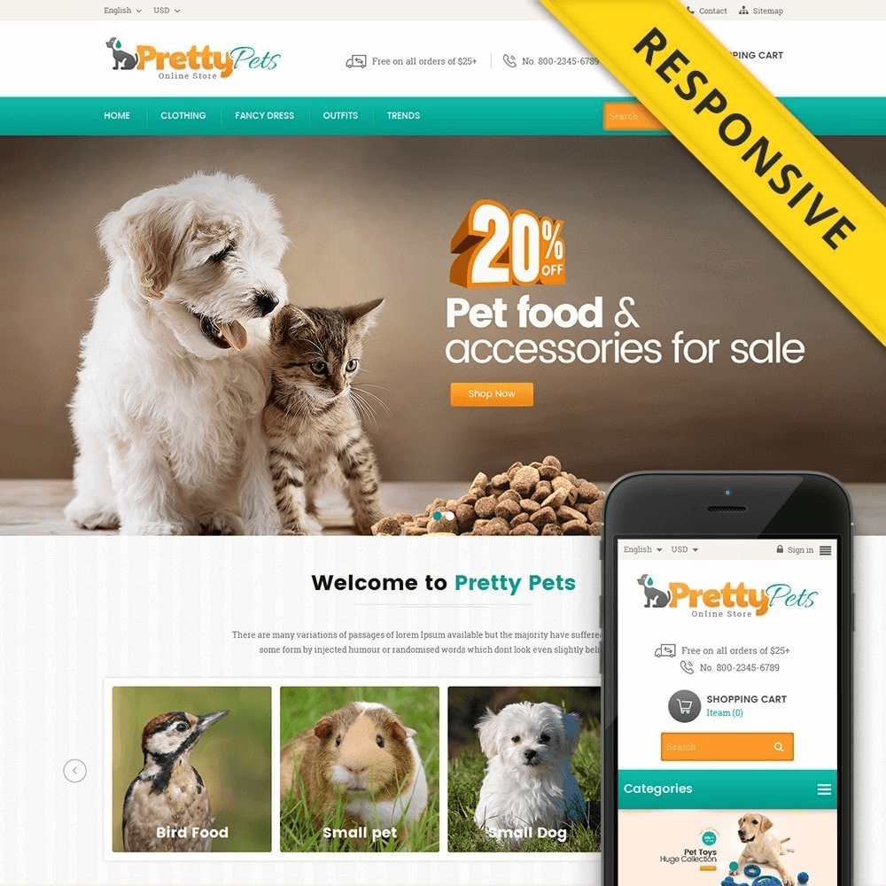 Website thú cưng cung cấp dịch vụ buôn bán thú cưng