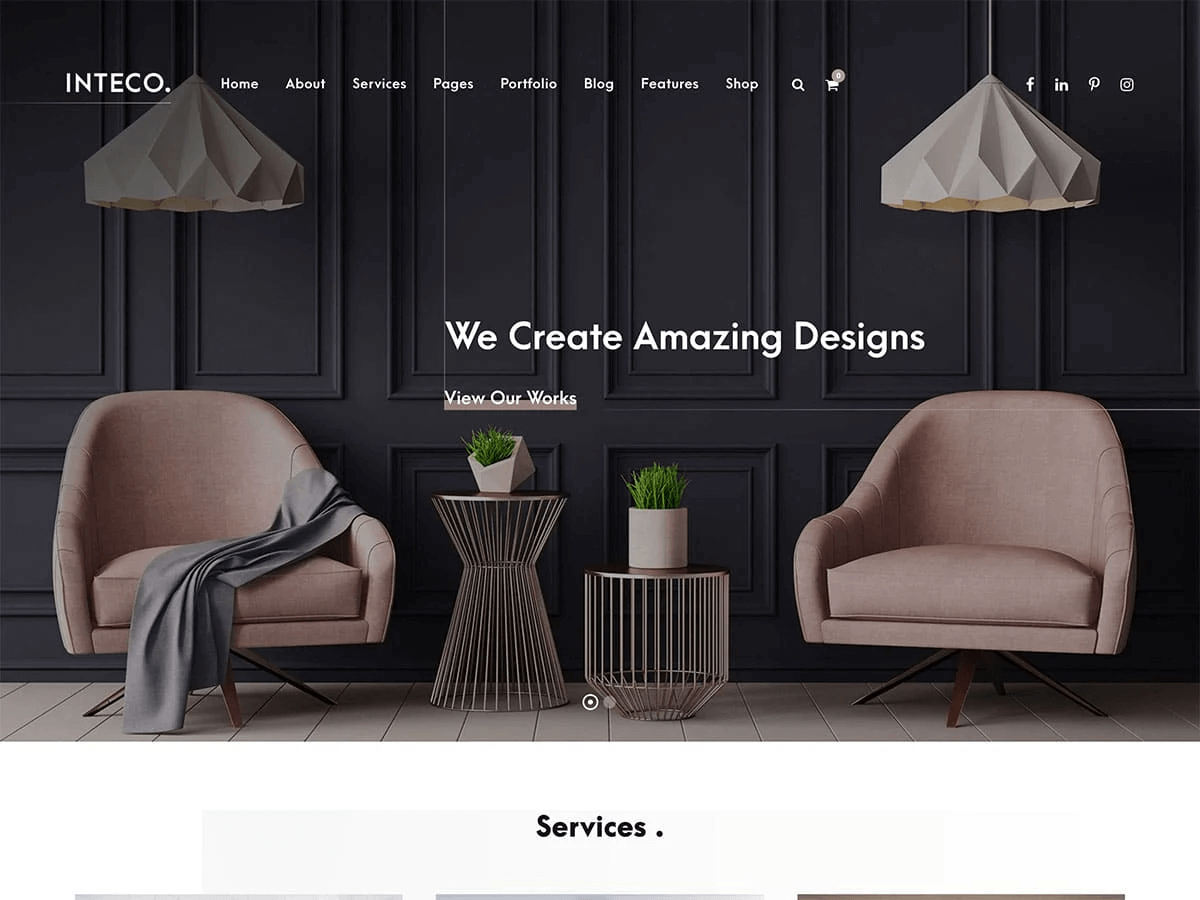 Website nội thất cung cấp dịch vụ thiết kế nội thất